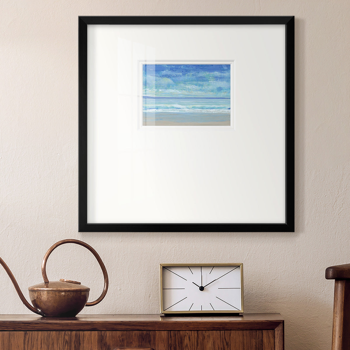 Rolling Surf II Premium Framed Print Double Matboard