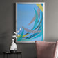 Circulating Flow II - Modern Framed Canvas Print