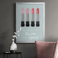 Flawless Lipstick - Modern Framed Canvas Print