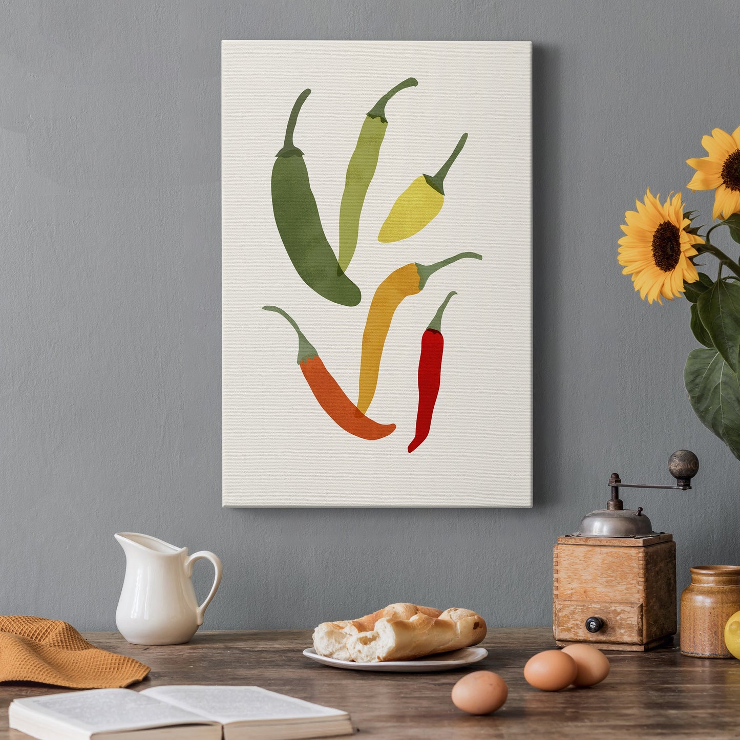 Organic Veg X Premium Gallery Wrapped Canvas - Ready to Hang