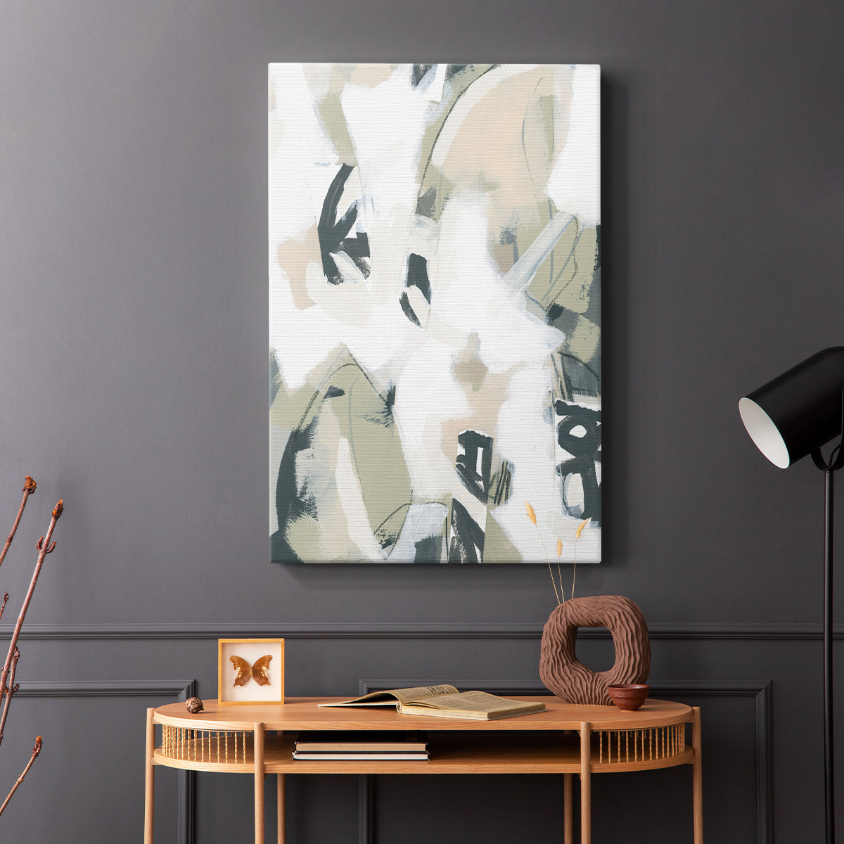 Sumi Storm I - Canvas Art Print