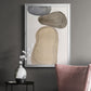 River Rocks Contour I - Modern Framed Canvas Print