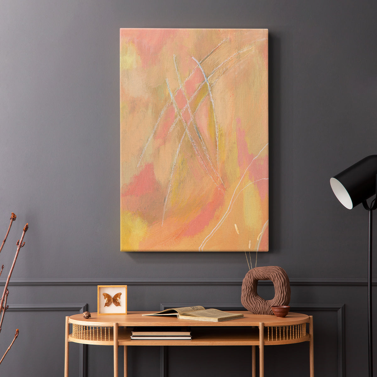 Peach Bliss IV - Canvas Art Print