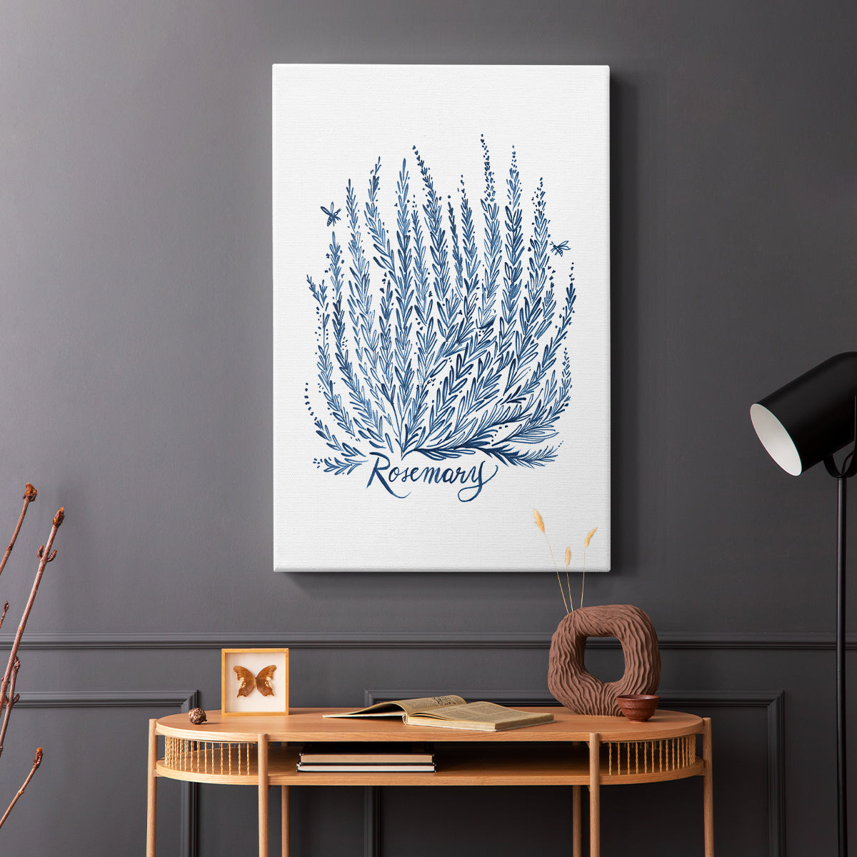 Summer Herb Garden Sketches III - Canvas Art Print