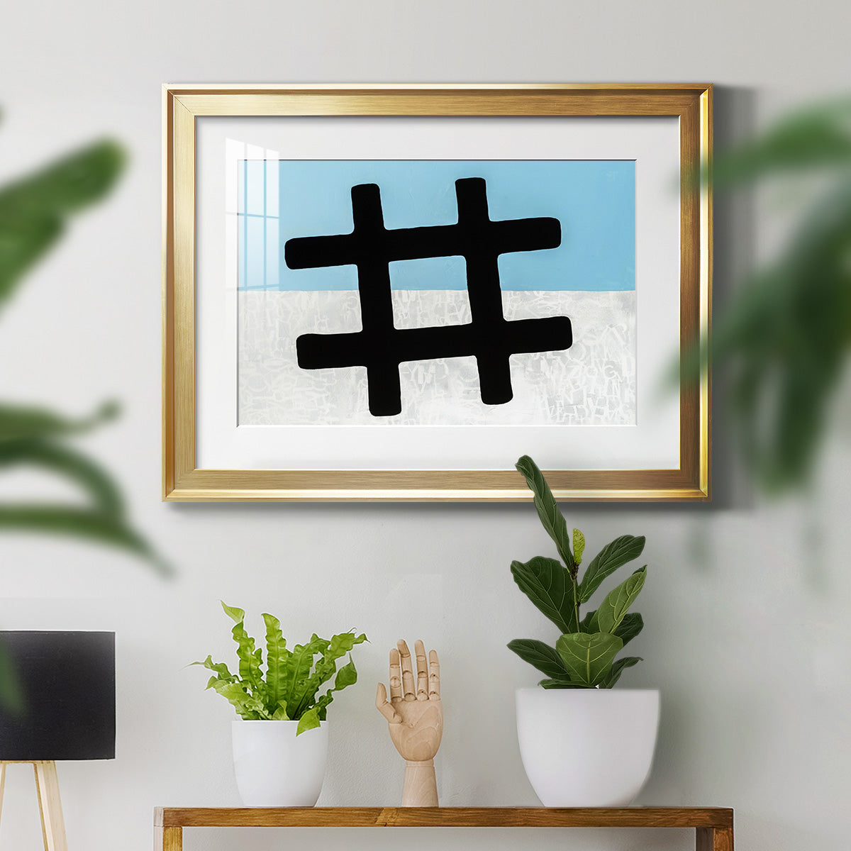 Hashtag Premium Framed Print - Ready to Hang