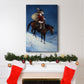 A Cowboy Christmas Premium Gallery Wrapped Canvas - Ready to Hang