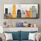 Element City - Floater Framed Canvas Print
