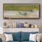 Aquatic Reflections I - Floater Framed Canvas Print