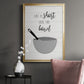 Lick the Bowl - Modern Framed Canvas Print