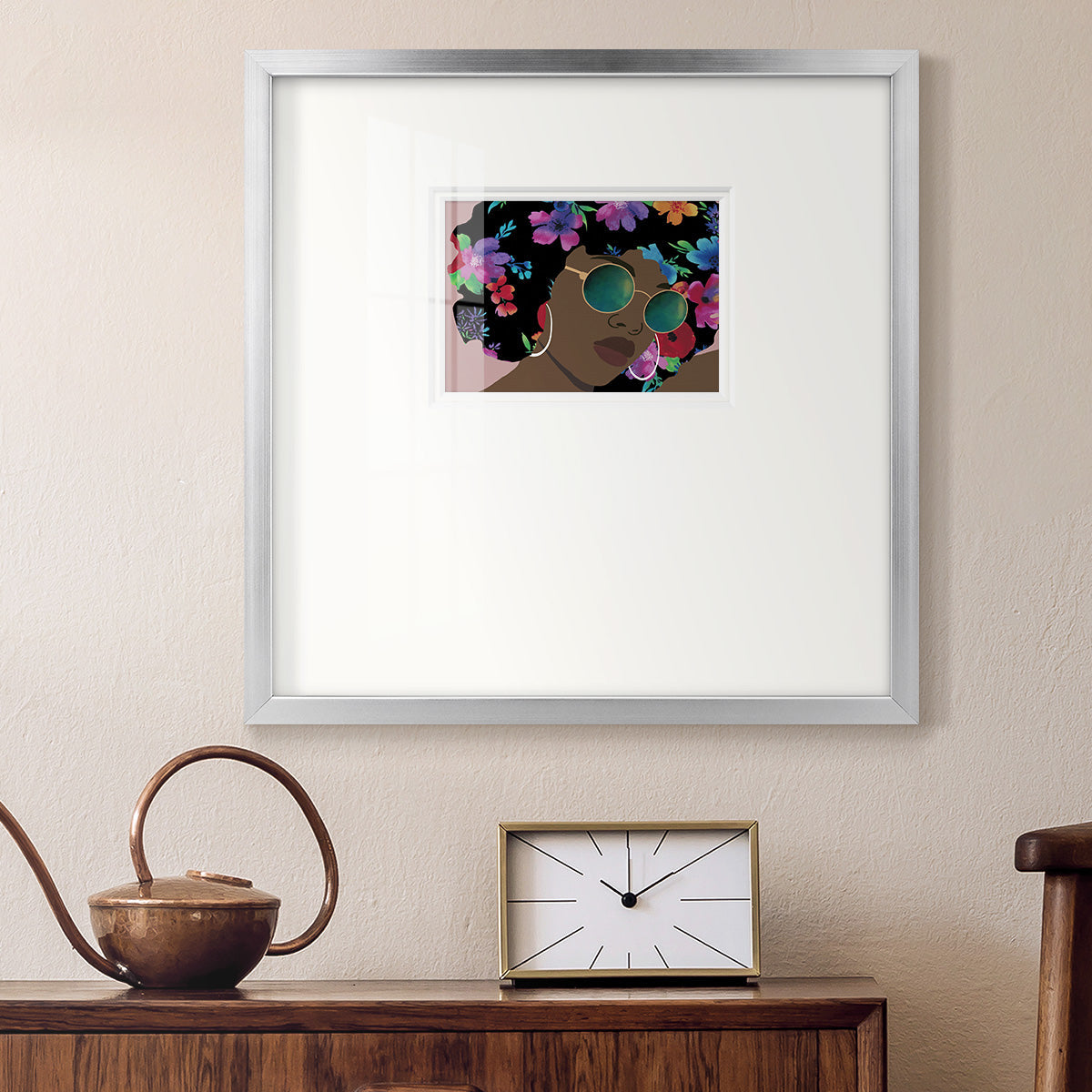 Butterfly Diva II Premium Framed Print Double Matboard