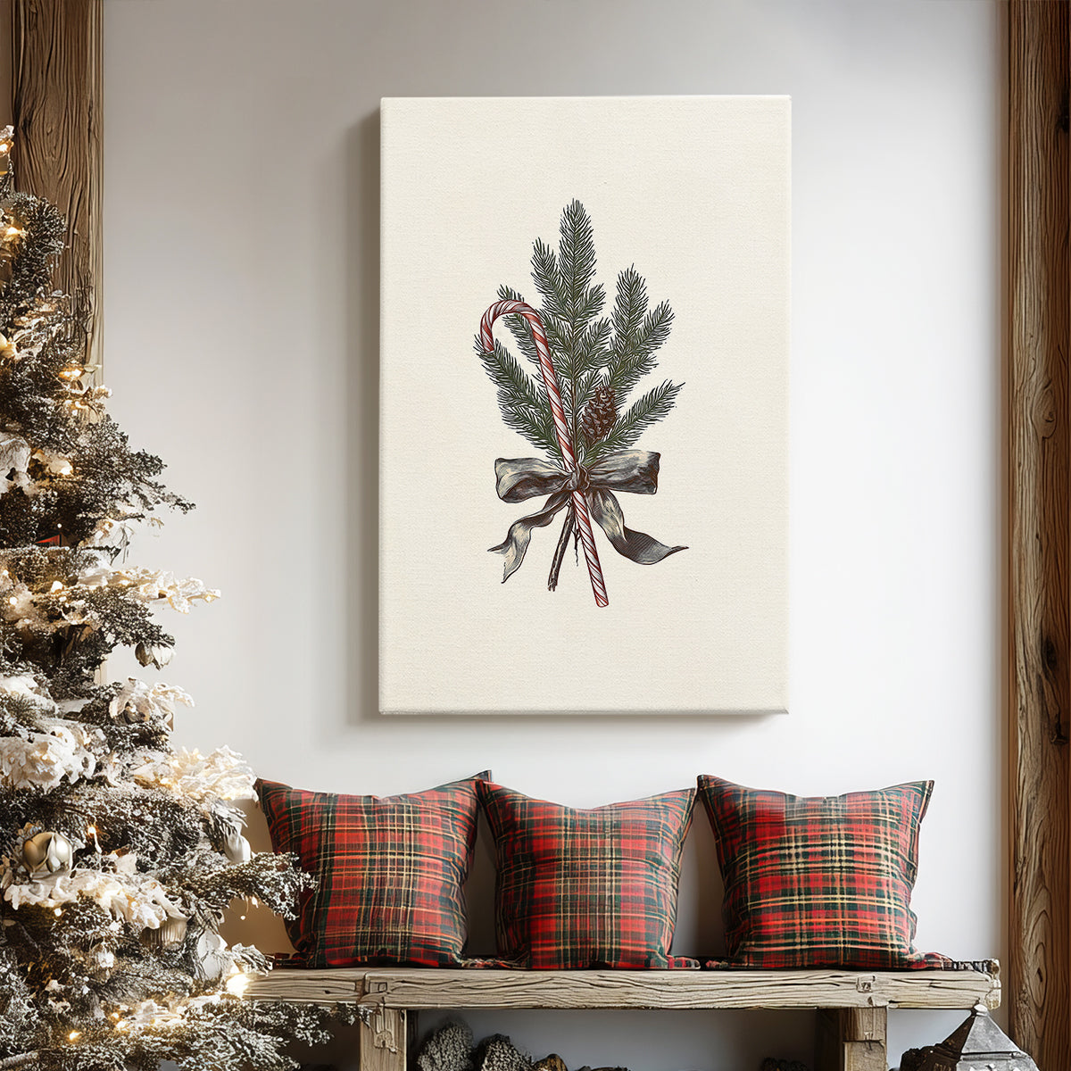 Evergreen of Pearled Carol - Canvas Art Print