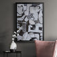 Beverlywood City Forms - Modern Framed Canvas Print