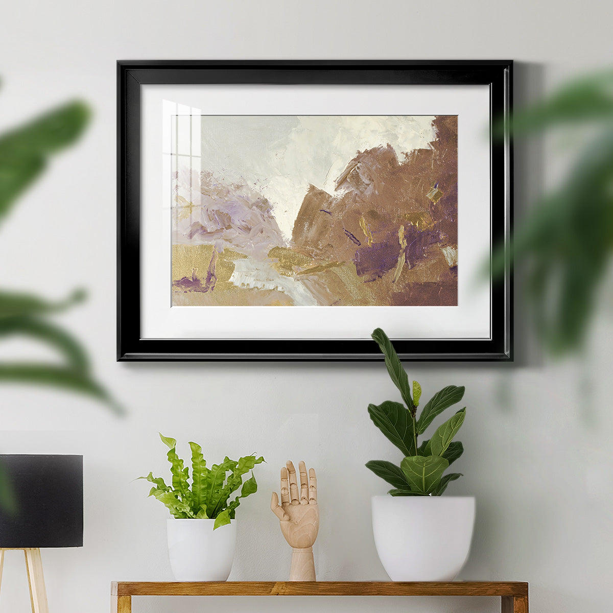 Fall Clearing Variation 2 - Modern Framed Art Print