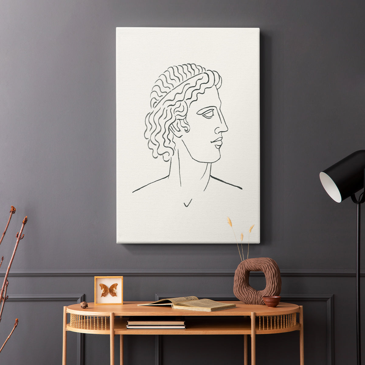 Greek Busts I - Canvas Art Print