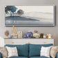 Serene Silhouette I - Floater Framed Canvas Print