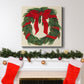 Holiday Wreath-Premium Gallery Wrapped Canvas - Ready to Hang