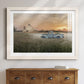 Evening Farm - Barnwood Framed Art Print