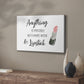 Hard Work and Lipstick - Canvas Art Print