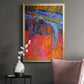 Vibrant Flow I - Modern Framed Canvas Print