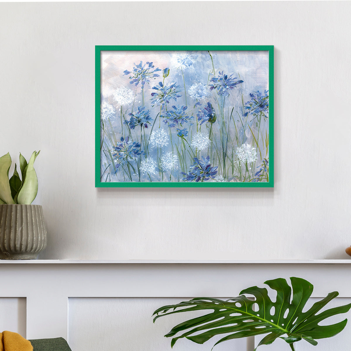 44430,flowers,art,blue,white,painting,framed artwork,nature,field,floral,decor,serene,canvas,landscape,home,interior,decoration,botanical,garden,spring,summer,colorful,creative,acrylic,blooming,fresh,petals,green,texture,beauty,arrangement,outdoor,delicate,lively,impressionistic,composition,peaceful,cheerful,modern art,design,Re-stickable,Animals