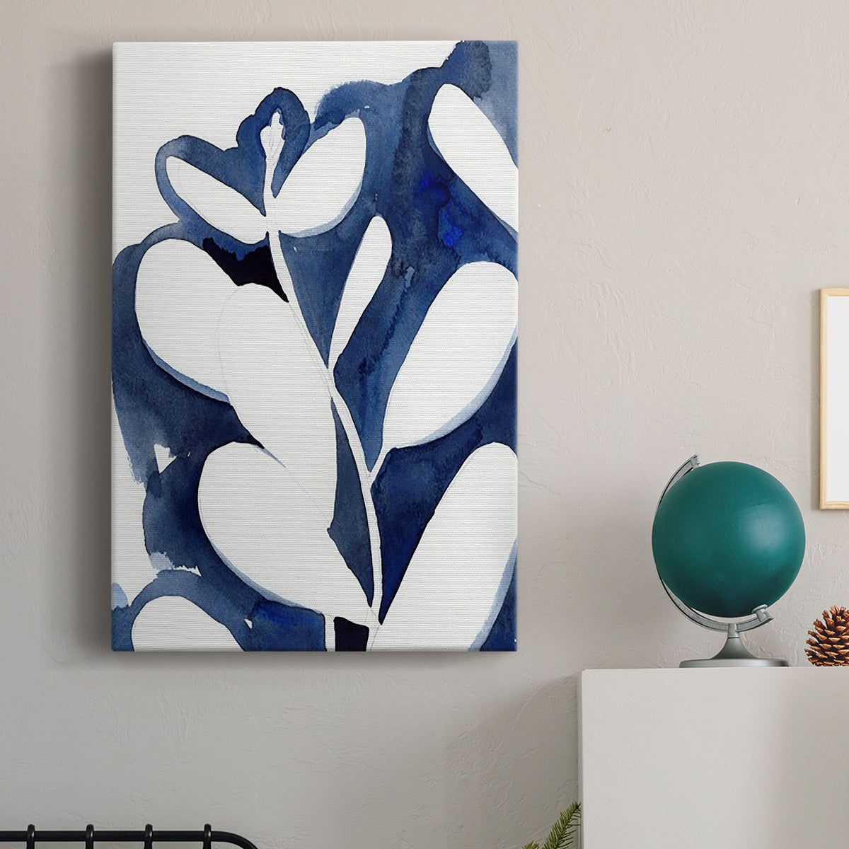 Blue Eucalyptus II Premium Gallery Wrapped Canvas - Ready to Hang