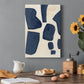 Blue Pieces I Premium Gallery Wrapped Canvas - Ready to Hang