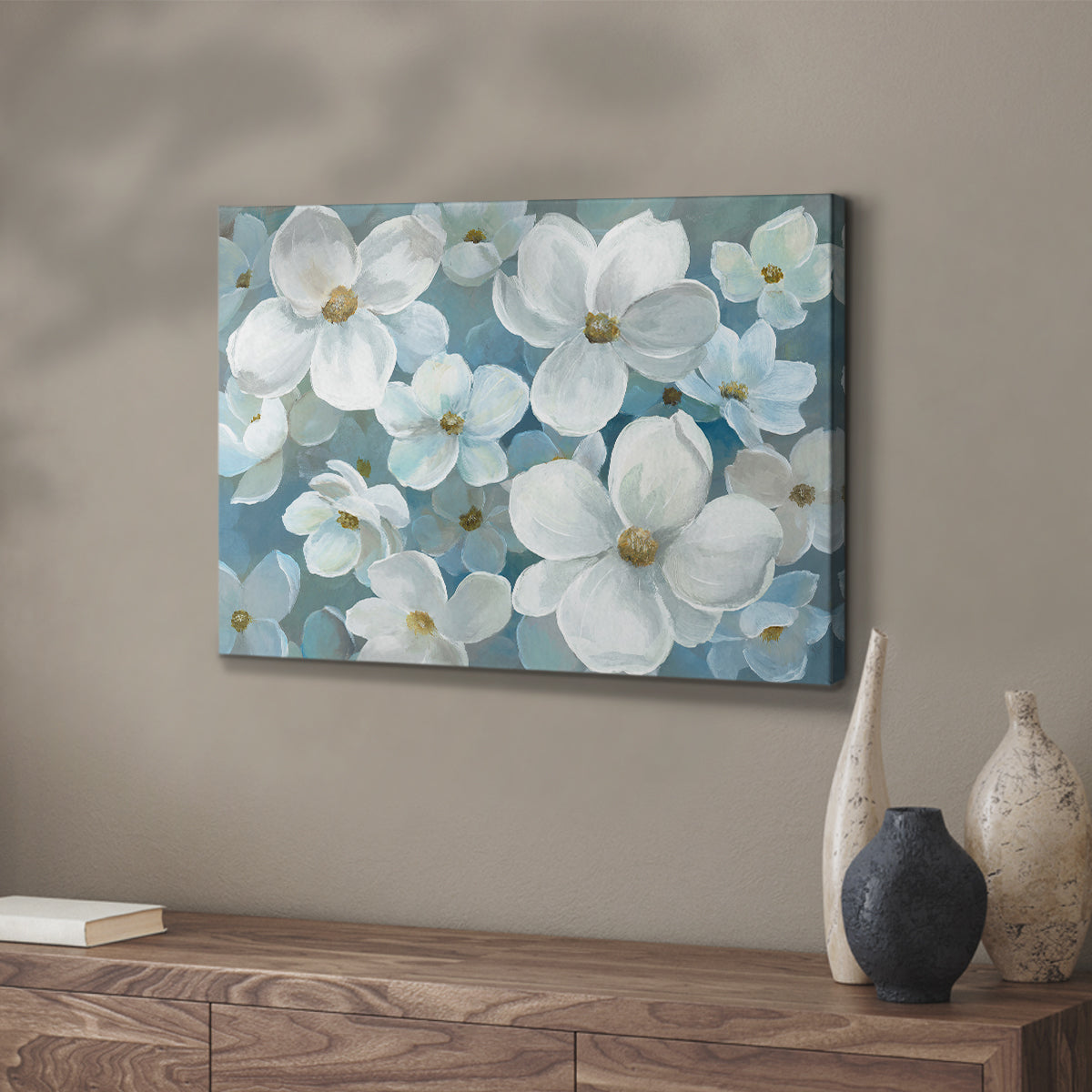 White Expression - Canvas Art Print