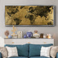 Golden Atlas - Floater Framed Canvas Print