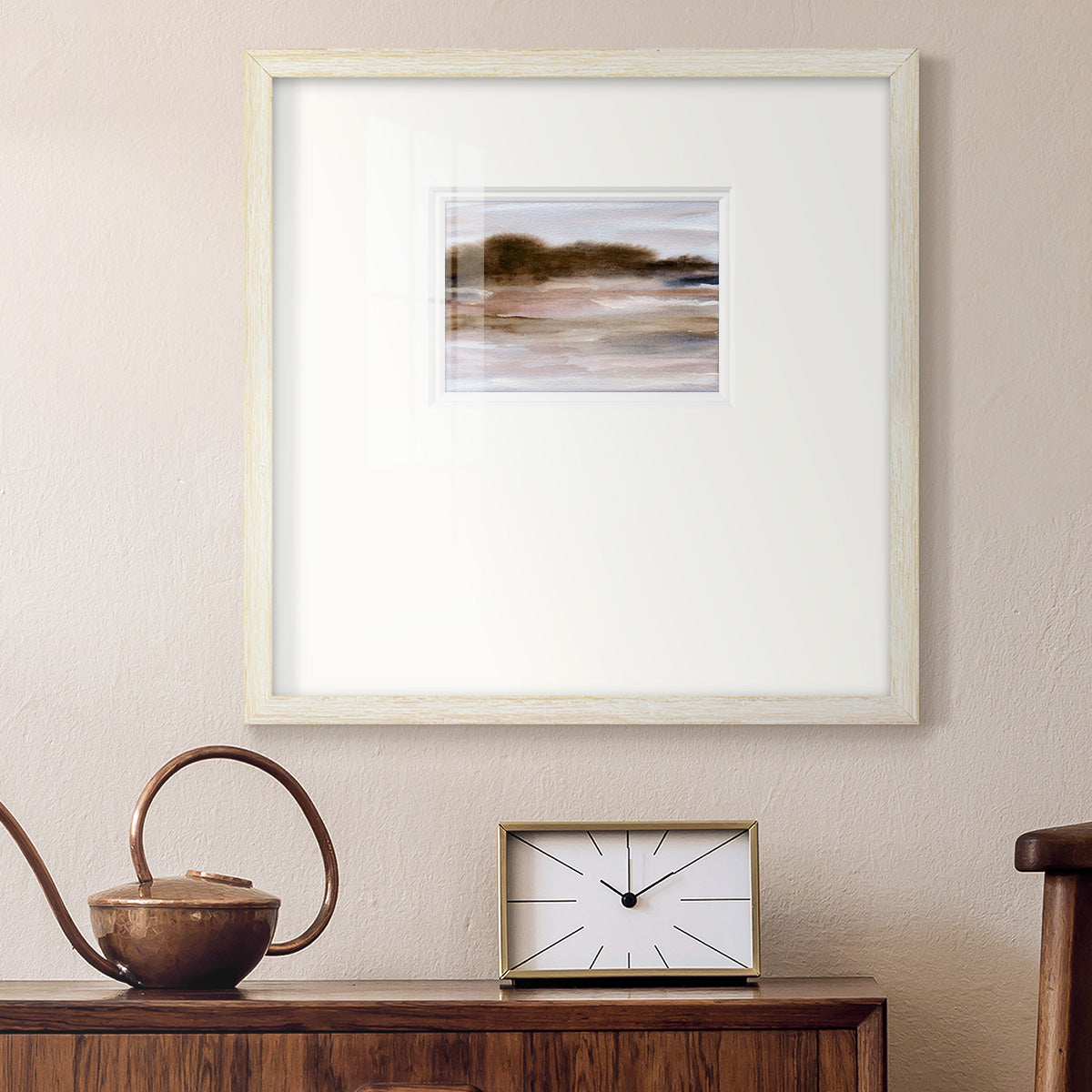 Autumnal Bay Premium Framed Print Double Matboard