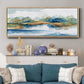 Blue Serenity - Floater Framed Canvas Print