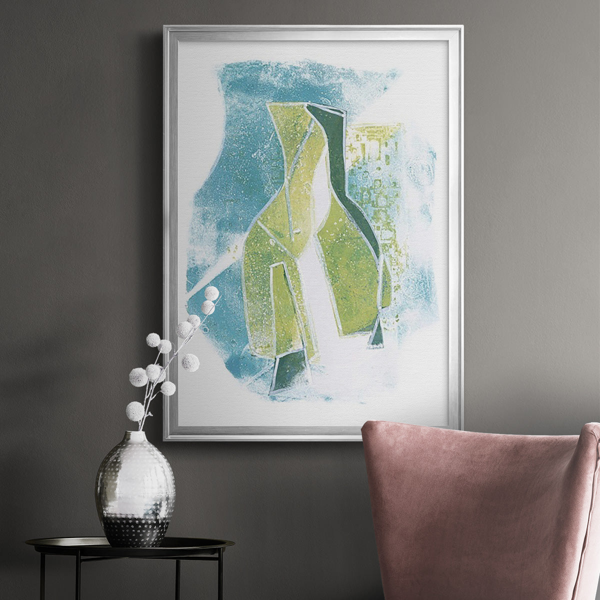 Jubilee Jugs III - Modern Framed Canvas Print