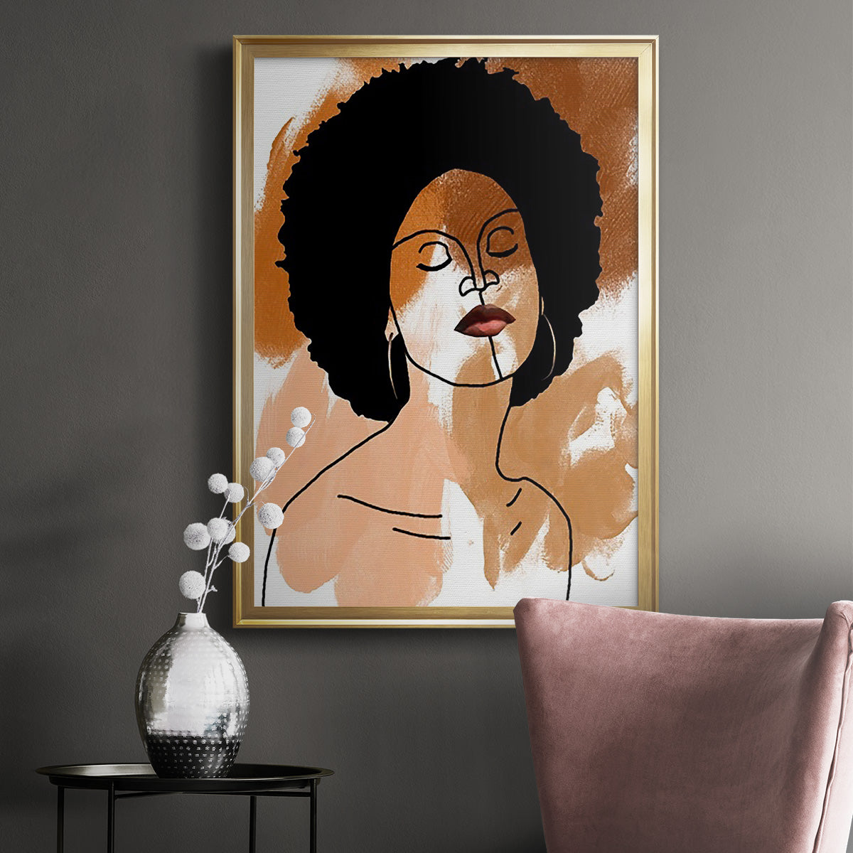 Phenomal Women I - Modern Framed Canvas Print