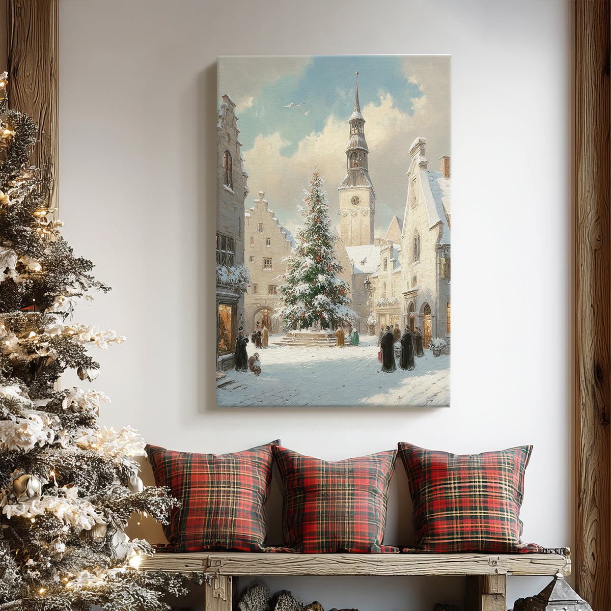 Chapel of Silver Serenade - Canvas Art Print