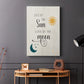 Sun and Moon - Canvas Art Print