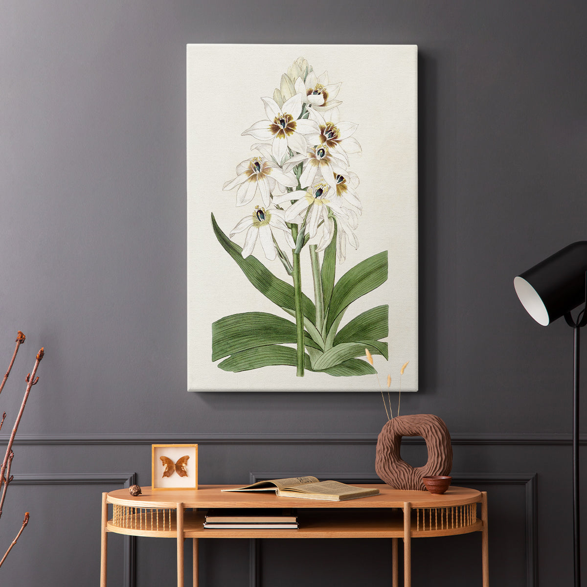 Flore Albo I - Canvas Art Print