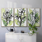 Tropical Sketchbook I - Framed Premium Gallery Wrapped Canvas L Frame 3 Piece Set - Ready to Hang