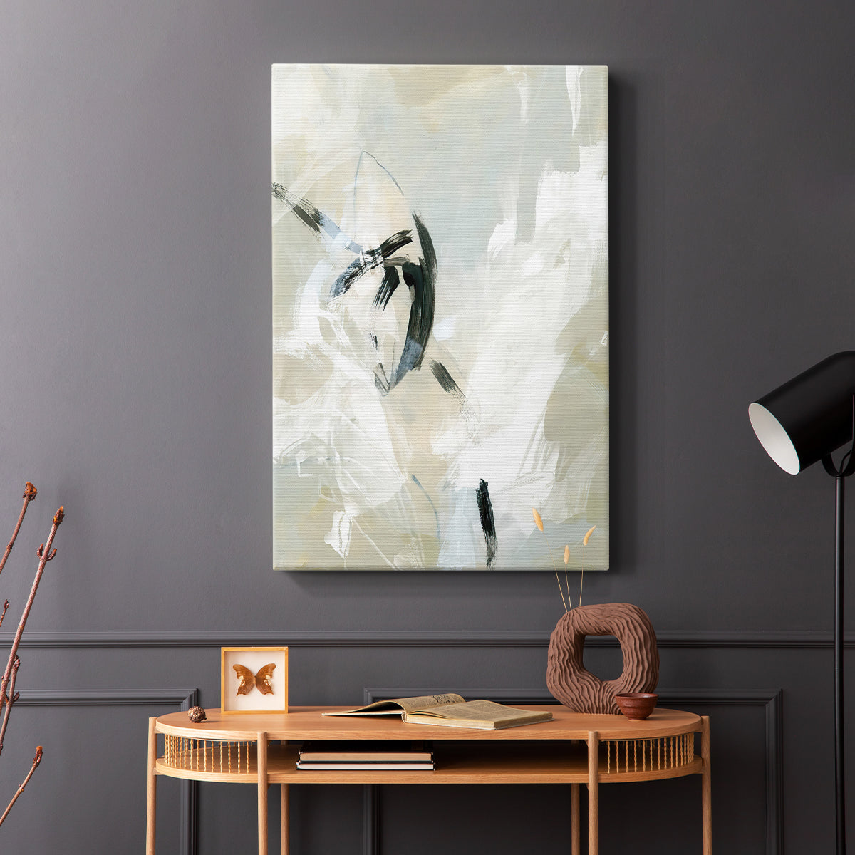 Scribble Veil II - Canvas Art Print
