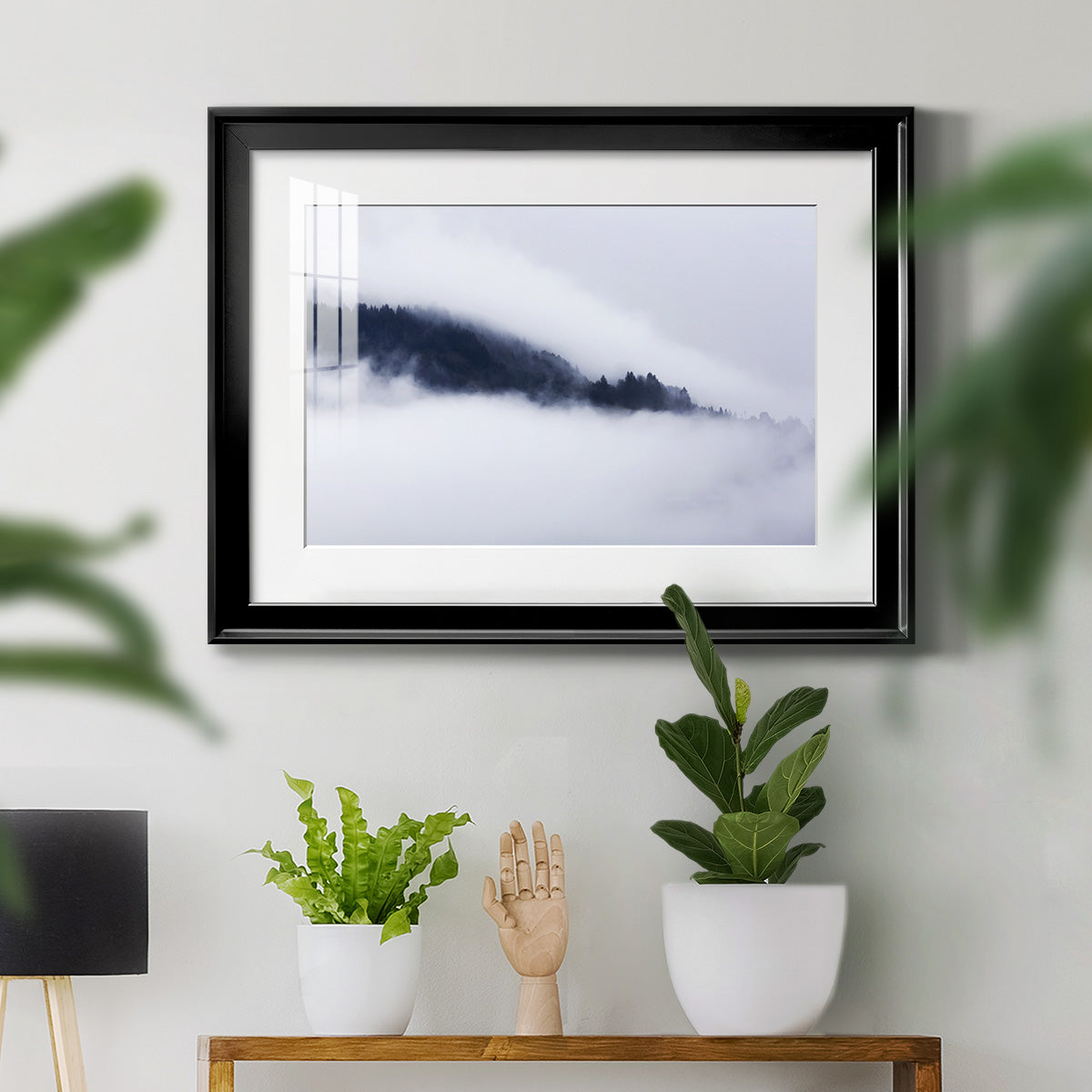 In the Clouds Premium Framed Print - Ready to Hang