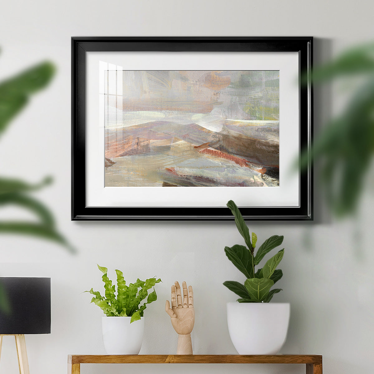 Distant Canyon Premium Framed Print - Ready to Hang