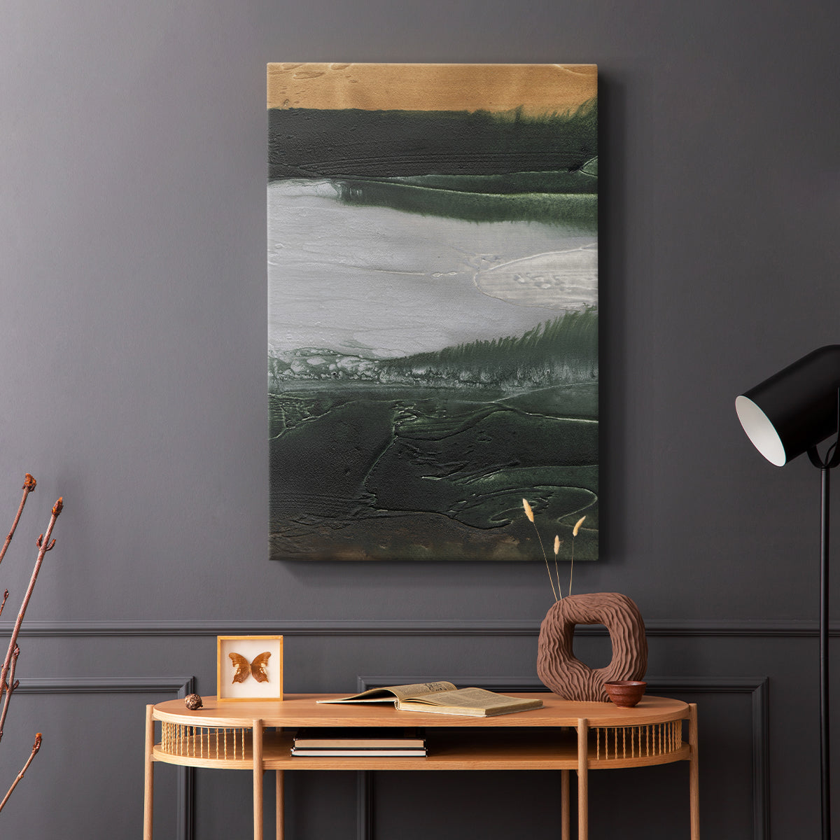 Embellished Coastal Plain II - Canvas Art Print