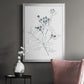 Indigo Sketch I - Modern Framed Canvas Print