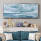 Calm Seascape II - Floater Framed Canvas Print