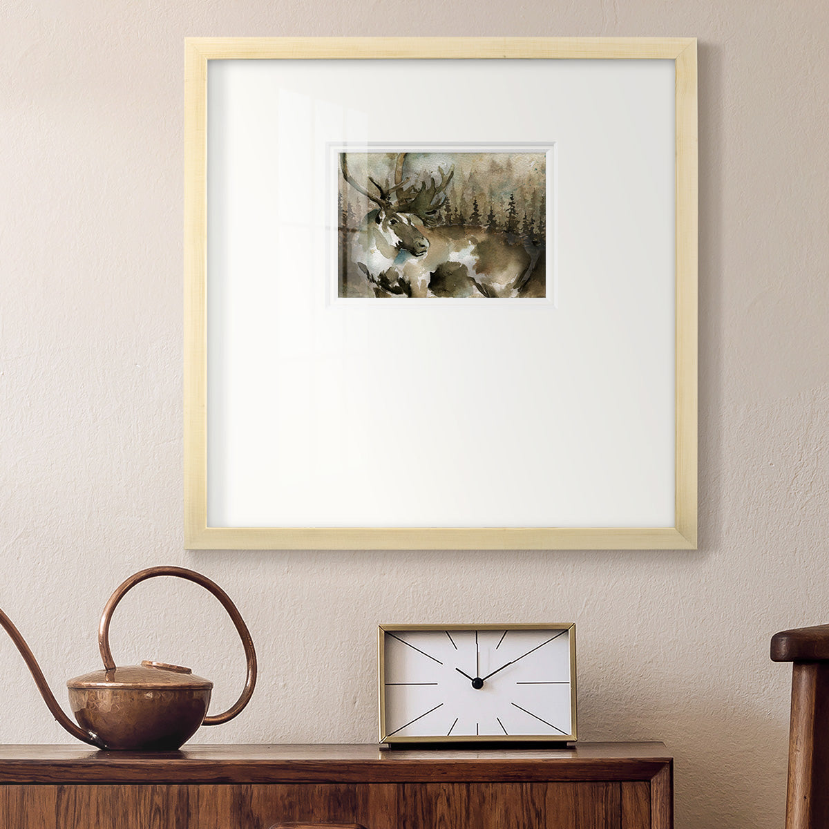 Lodge Twilight III Premium Framed Print Double Matboard