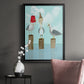 Silly Seagulls - Modern Framed Canvas Print