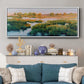 Marshland View II - Floater Framed Canvas Print