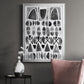 Grey Arches I - Modern Framed Canvas Print