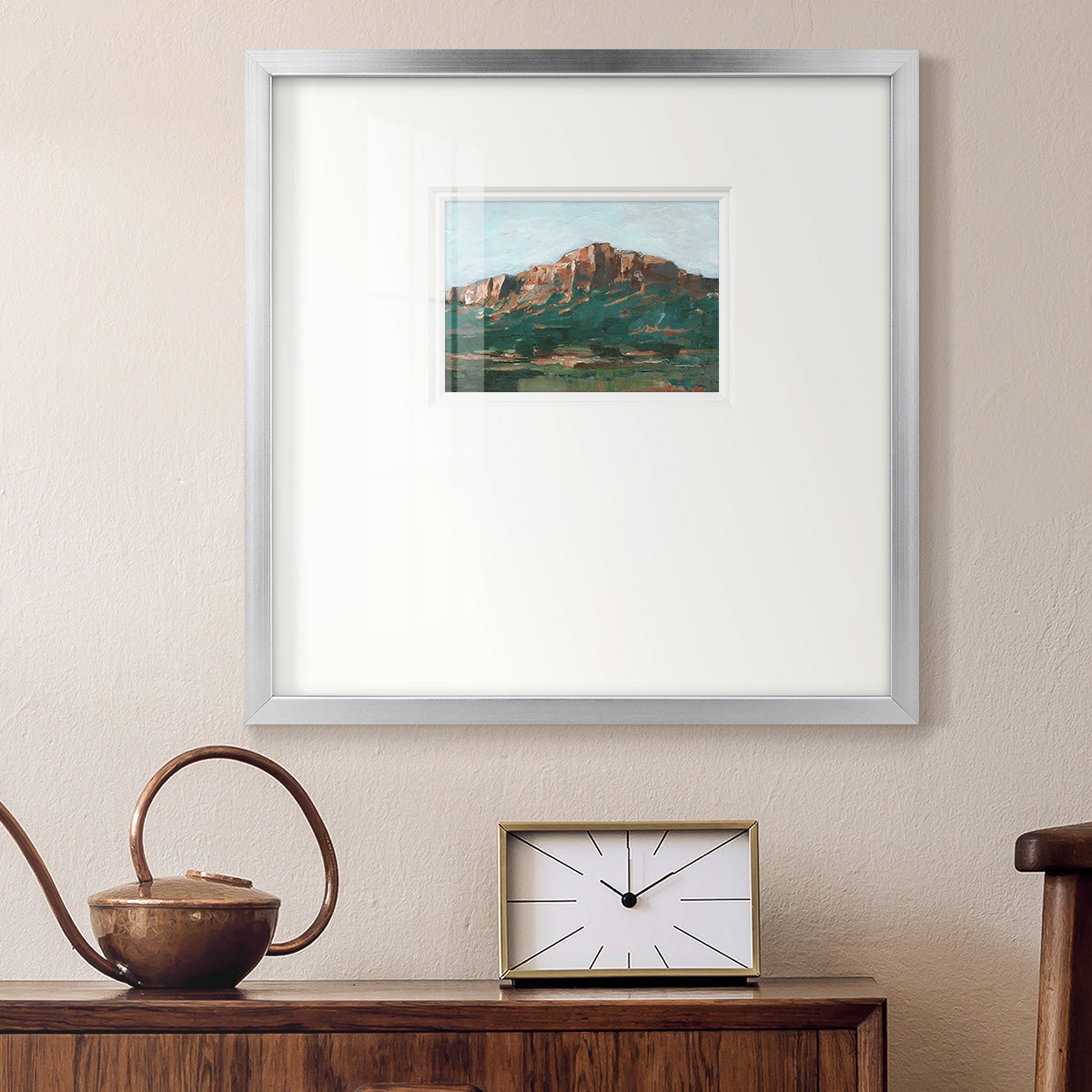 Heading West II Premium Framed Print Double Matboard