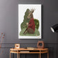 Latte Moose in Sweater - Canvas Art Print