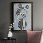 Graphic Flowers in Vase IV - Modern Framed Canvas Print