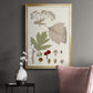 Leaves & Berries II - Modern Framed Canvas Print